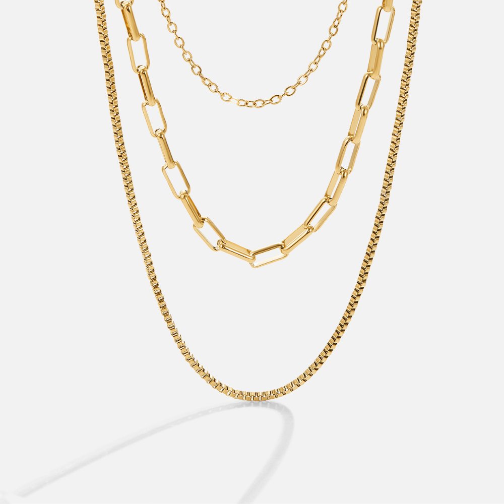 Elara™ | Stainless Steel Layered Necklace
