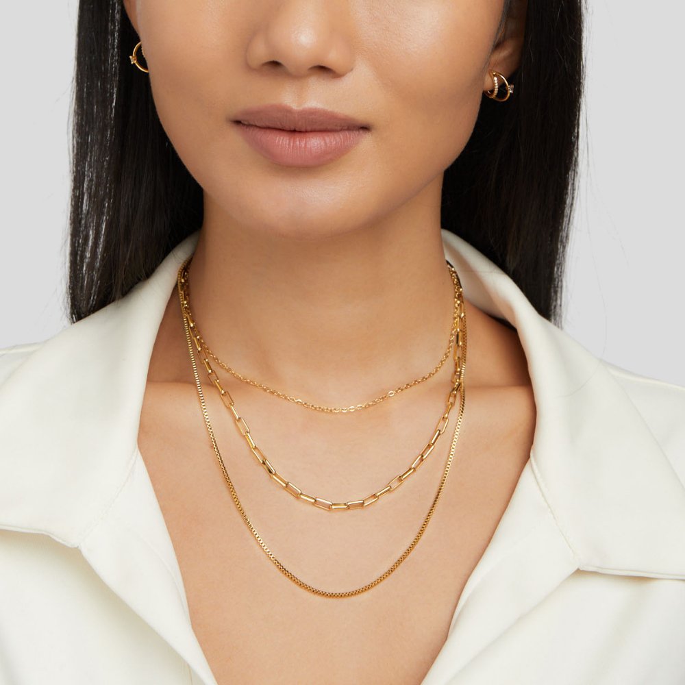 Elara™ | Stainless Steel Layered Necklace